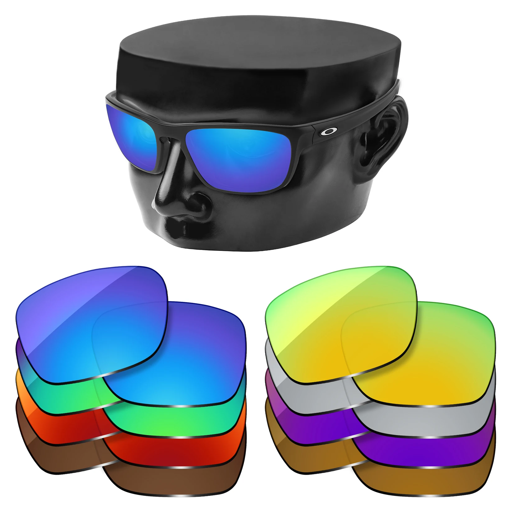 Lenti Di Ricambio Polarizzate Oowlit Per Occhiali Da Sole Oakley Sliver Stealth Oo9408 (Solo Obiettivo)