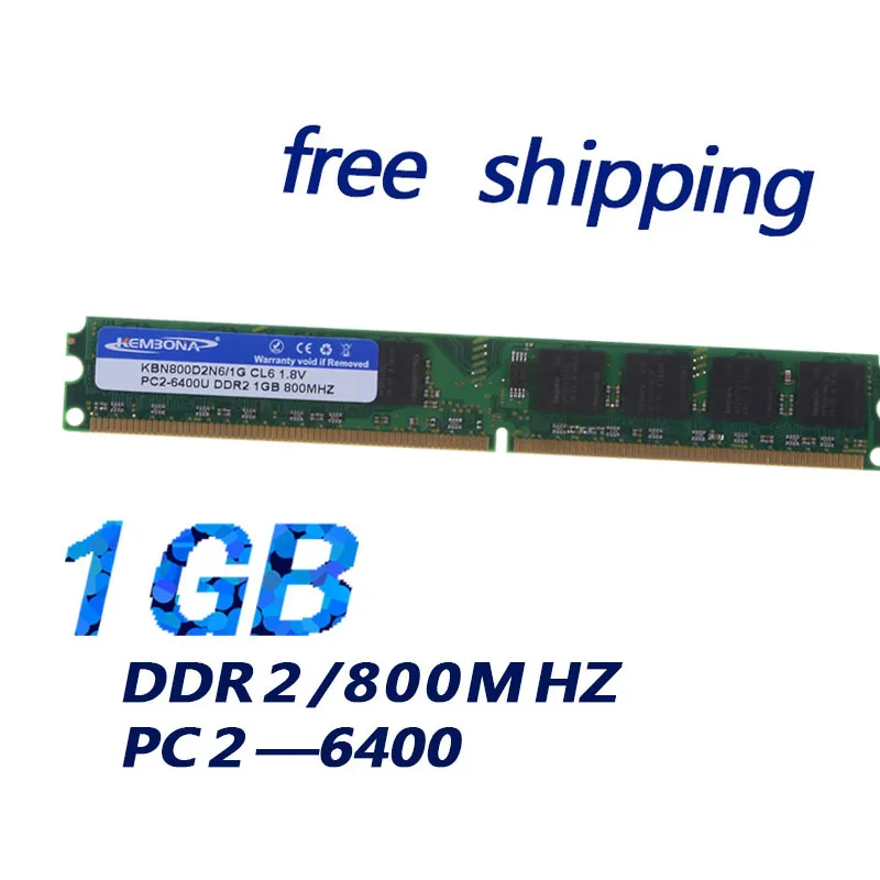 Kembona Vende Nuovo Ddr2 Sigillato 800Mhz 1Gb Pc2 6400 1Gb (Per Tutte Le Schede Madri) 240Pin Per Memoria Ram Desktop/Spedizione Gratuita!!!