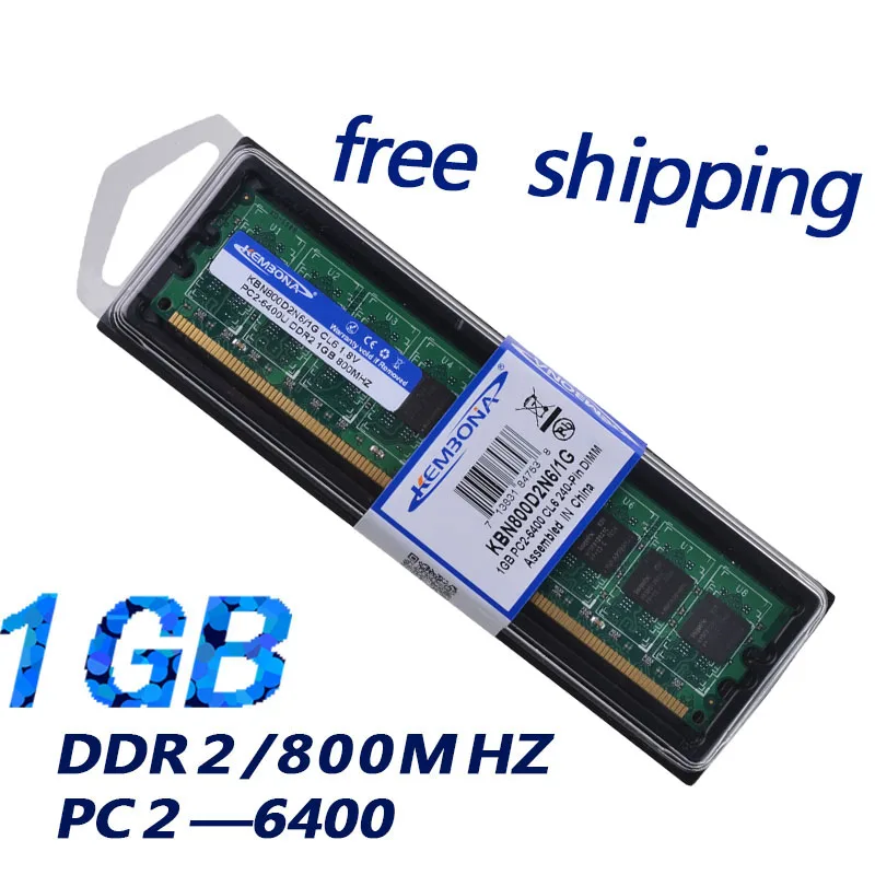 Kembona Spedizione Gratuita Pc Longdimm Memoria Ram Desktop Ddr2 1G Ddr2 1Gb Wrranty Gratuito A Vita