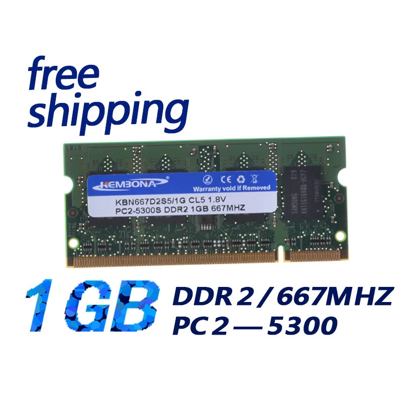 Kembona Memoria Ram Sodimm Nuovissima Memoria Ram Ddr2 1G 667Mhz Pc2 5300 Per Notebook Spedizione Gratuita Nuovissima