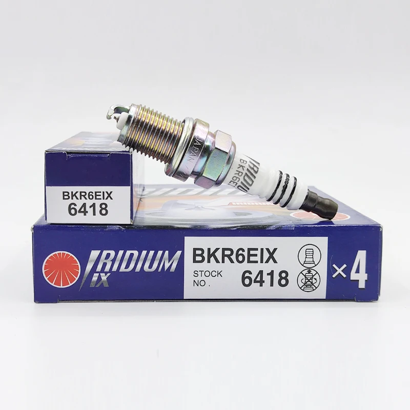 4 Pz Bkr6Eix 6418 Power Iridium Candela Per Volvo Porsche Audi Bmw Suzuki Bkr6Eix-6418 Motore Per Auto