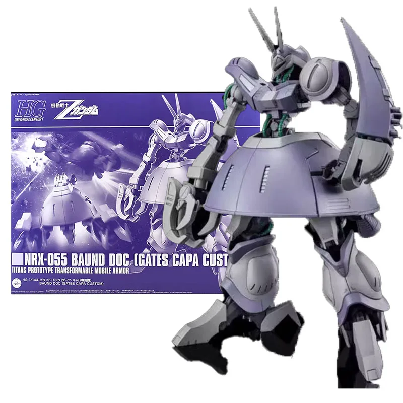 Bandai Hg 1/144 Nrx-055 Baund Doc Gates Capa Custom Gundam Action Figure Mobile Suit Z Gundam Model Kit Giocattoli Per Ragazzi Regali