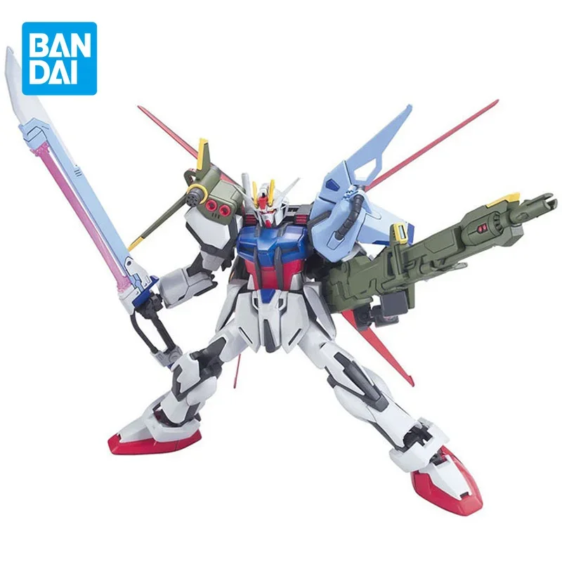 Bandai Original Gundam Model Kit Anime Figure Perfect Strike Gundam Hg Action Figures Ornamenti Da Collezione Giocattoli Regali Per Bambini