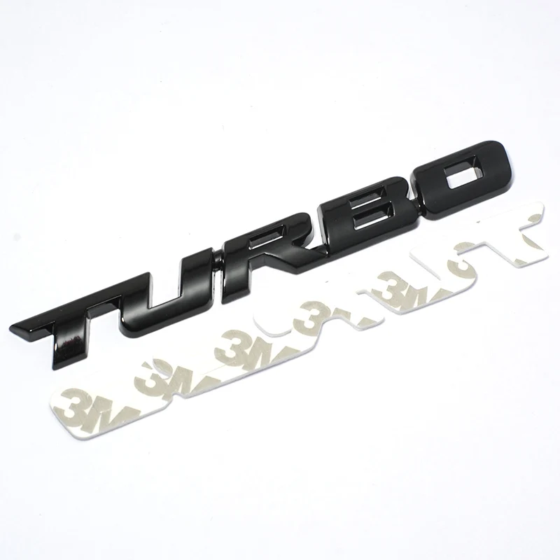 Turbo Metal Car Sticker Styling Body Emblem Decalcomania 3D Per Tesla Model 3 Model X Model S Vw Transporter