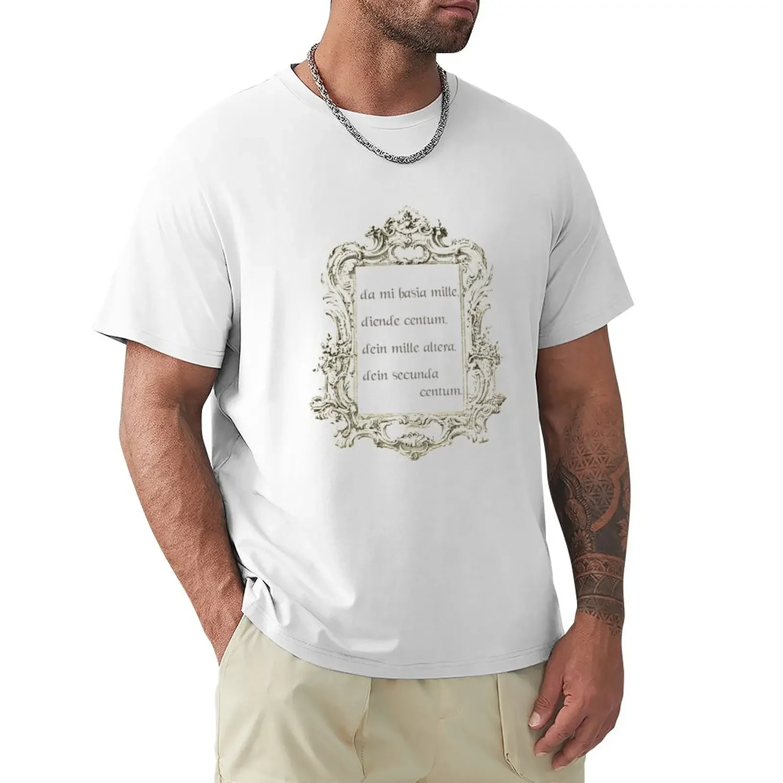 Da Mi Basia T-Shirt Camicie Graphic Tees Hippie Clothes Abbigliamento Uomo