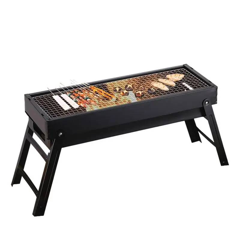 Griglie Per Barbecue Pieghevoli Portatili Patio Barbecue Griglia A Carbone Stufa In Acciaio Inox Campeggio All'Aperto Picnic