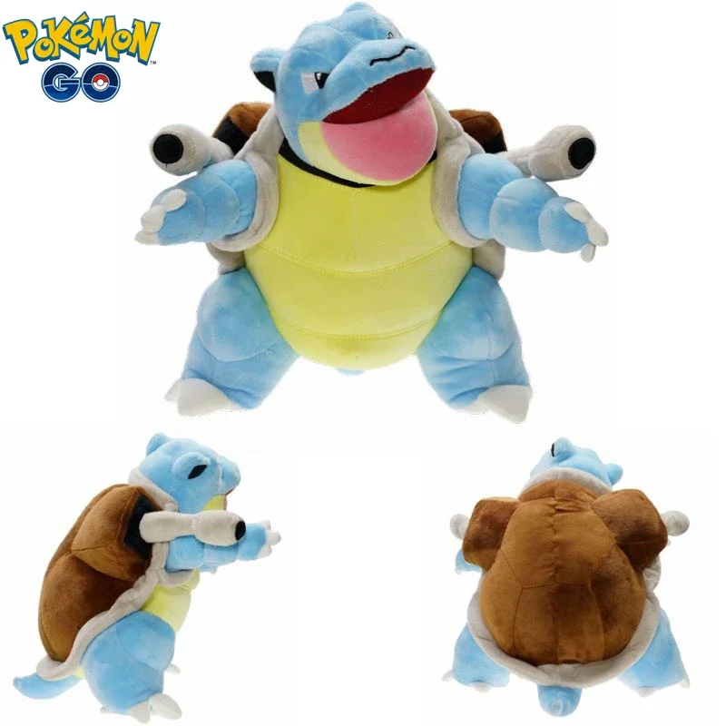 40Cm Pokemon Open Blastoise Pet Elf Pocket Monster Anime Cute Blastoise Peluche Bambola Giocattolo Per Bambini Regalo Di Compleanno Di Natale
