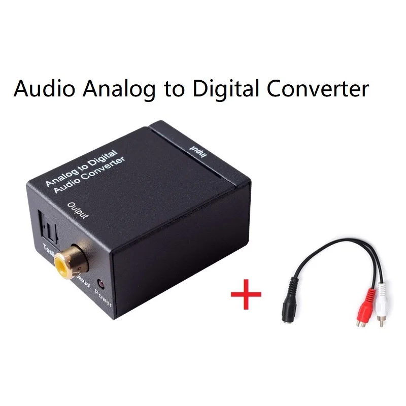 Convertitore Audio Analogico A Digitale L/R 3.5Mm A Spdif Adattatore Audio Coassiale Adc Aux Lpcm 196Khz Per Soundbar Hdtv Proiettore Pc