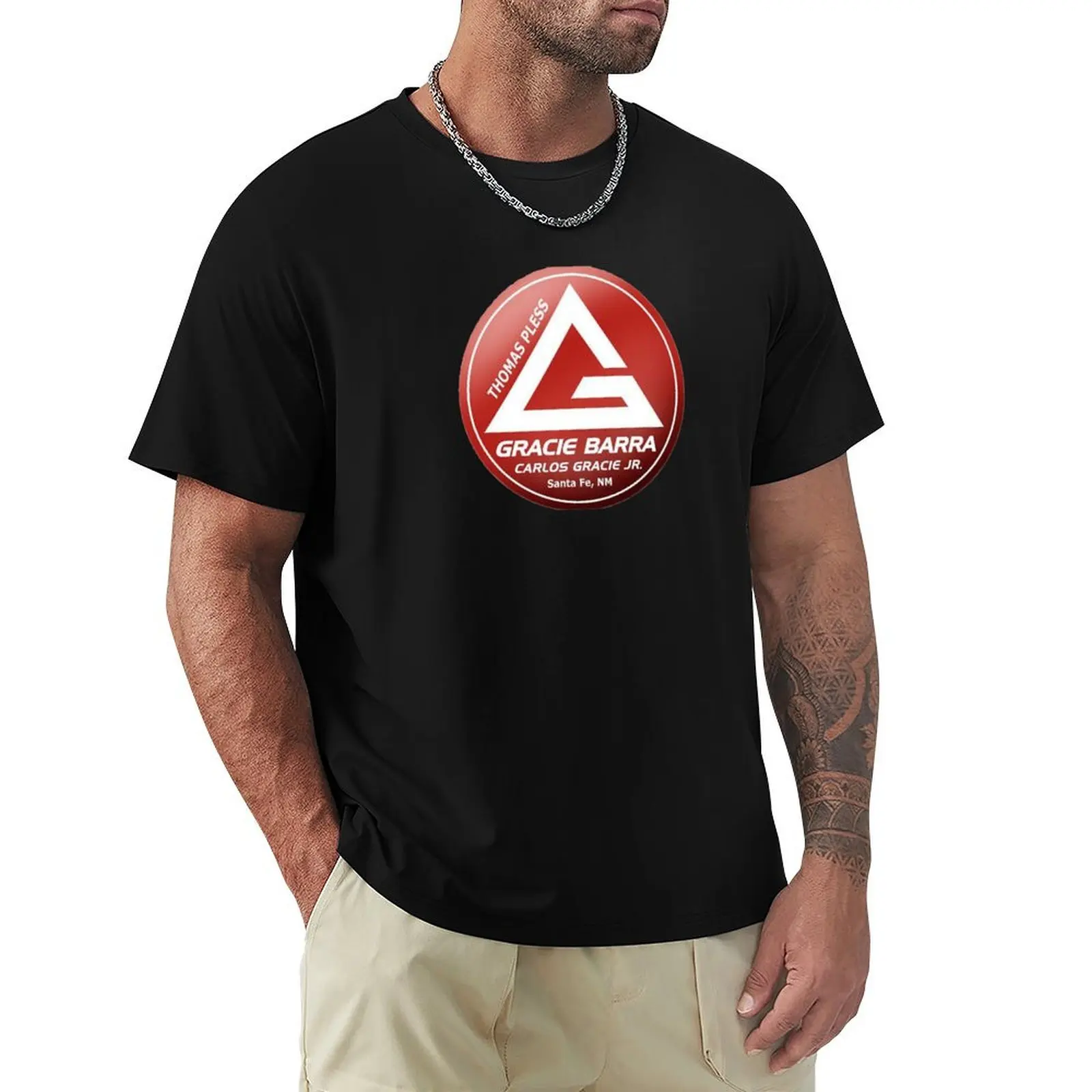 Thomas Pless Gracie-Barra T-Shirt Summer Top Sublime Tees Magliette Pesanti Per Uomo