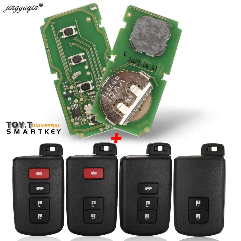 Jingyuqin Xhorse Vvdi Xm38 Chiave Remota Universale 8A/4D Smart Keyless Per Toyota Plus Max Vvdi2 Vvdi Mini Supporto Renew & Riscrivi