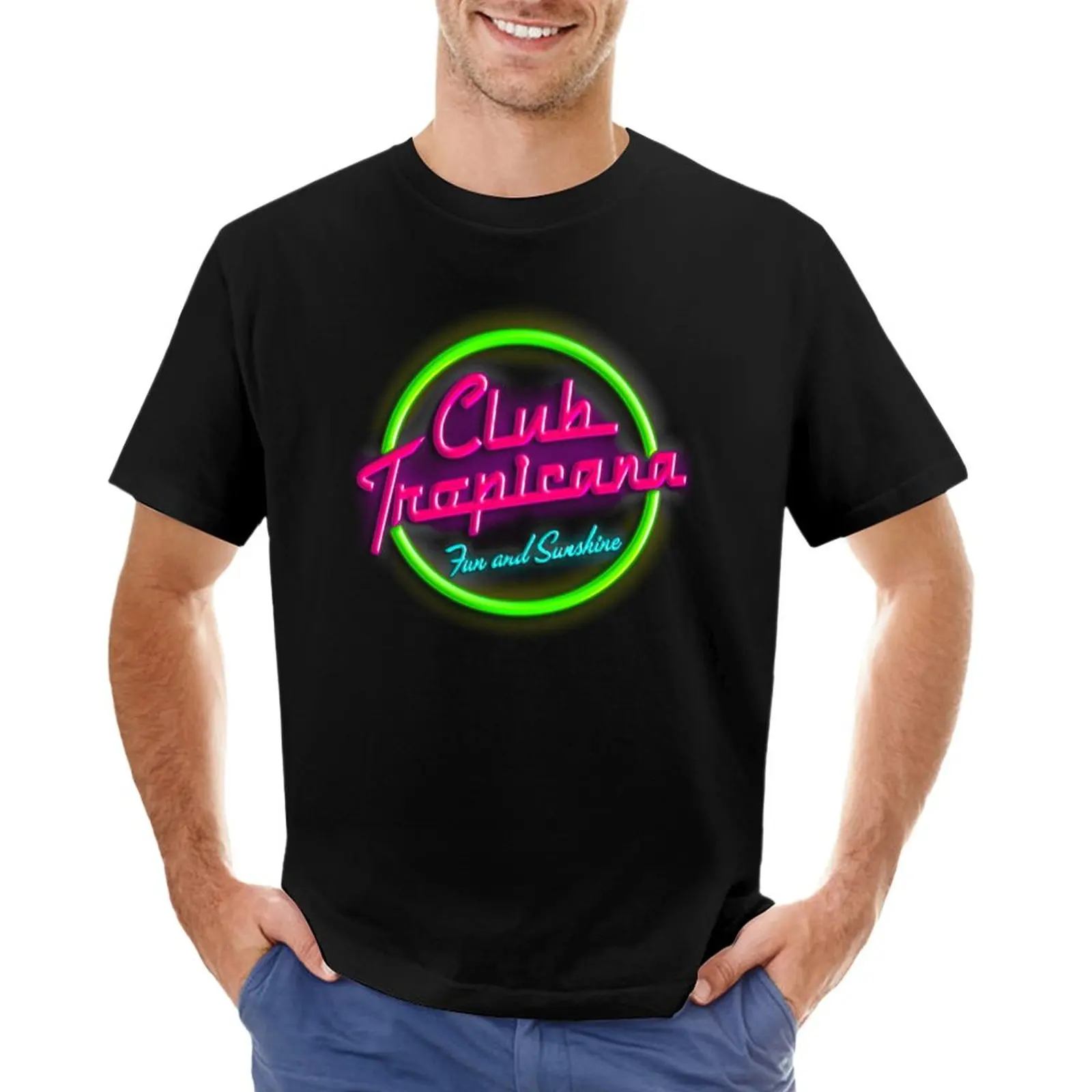 Club Tropicana T-Shirt Boys White T Shirts Oversized T Shirts Mens Graphic T-Shirts Funny
