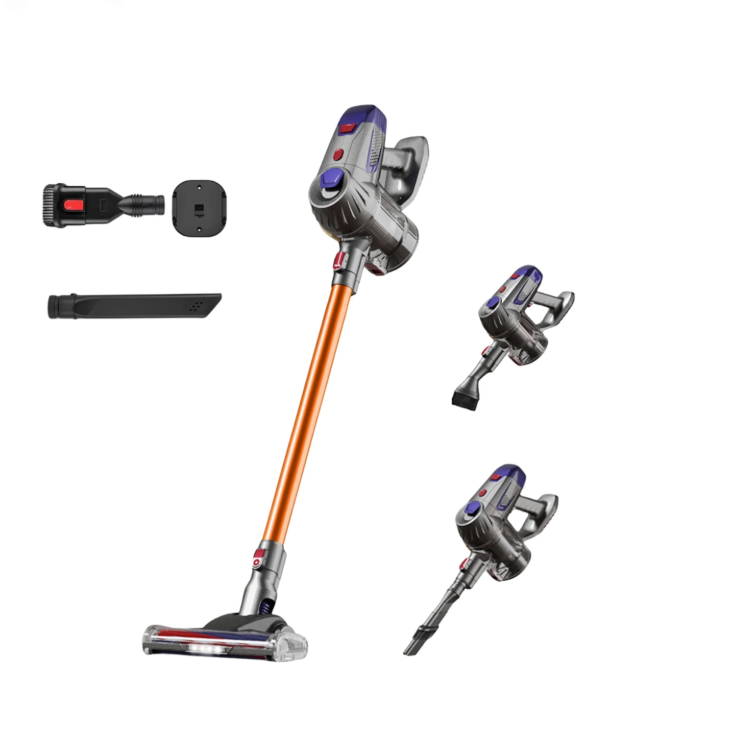 Aspirapolvere Senza Fili Aspirapolvere Portatile 13Kpa Potente Aspirapolvere 6 In 1 Aspirapolvere Leggero Per La Casa Pavimento In Legno Duro Peli Di 