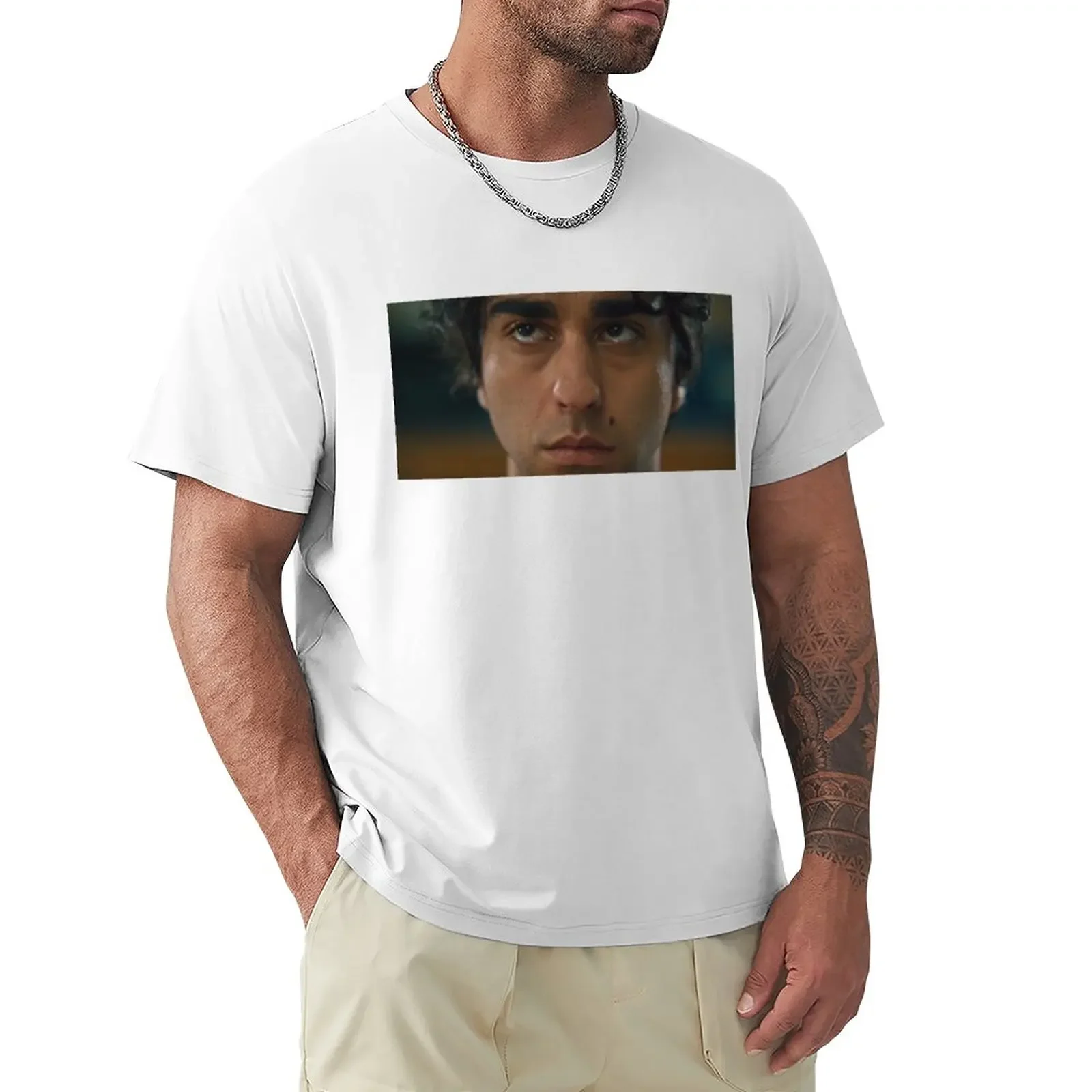T-Shirt Charlie James Vestiti Anime Vestiti Estivi Anime Plain Black T-Shirt Uomo