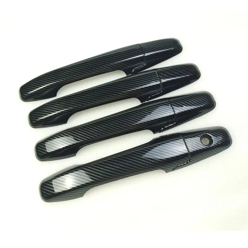 Maniglie Per Porte Esterne In Stile Fibra Di Carbonio Cover Trim Per Honda Civic 2006-2011 Outside Grab Frame Case Stickers Car-Styling Sale
