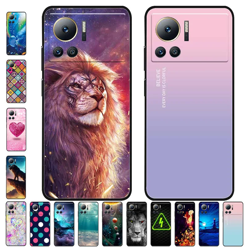 Custodia Per Infinix Note 12 Vip Cover Lovely Silicon Back Phone Case Per Infinix Note 12 Vip Soft Case X672 2022 Coque Bumper Shell