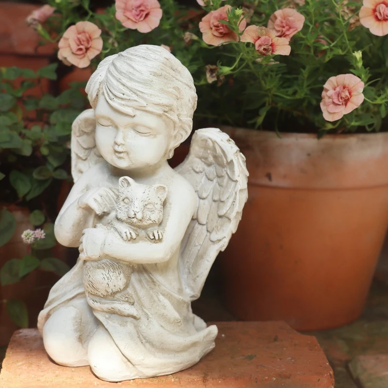 Decorazioni Da Giardino, Simpatici Angioletti, Decorazioni Per Cortile All'Aperto, Balconi, Soggiorni, Foyer, Tavoli, Paesaggi