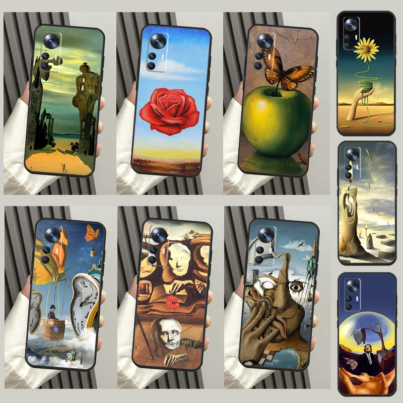 Custodia Per Pittura Salvador Dali Per Poco F5 X5 X4 X3 Pro F3 F4 Gt M5S Pro Cover Per Xiaomi 13 Pro 12T 11T 11 12 Lite