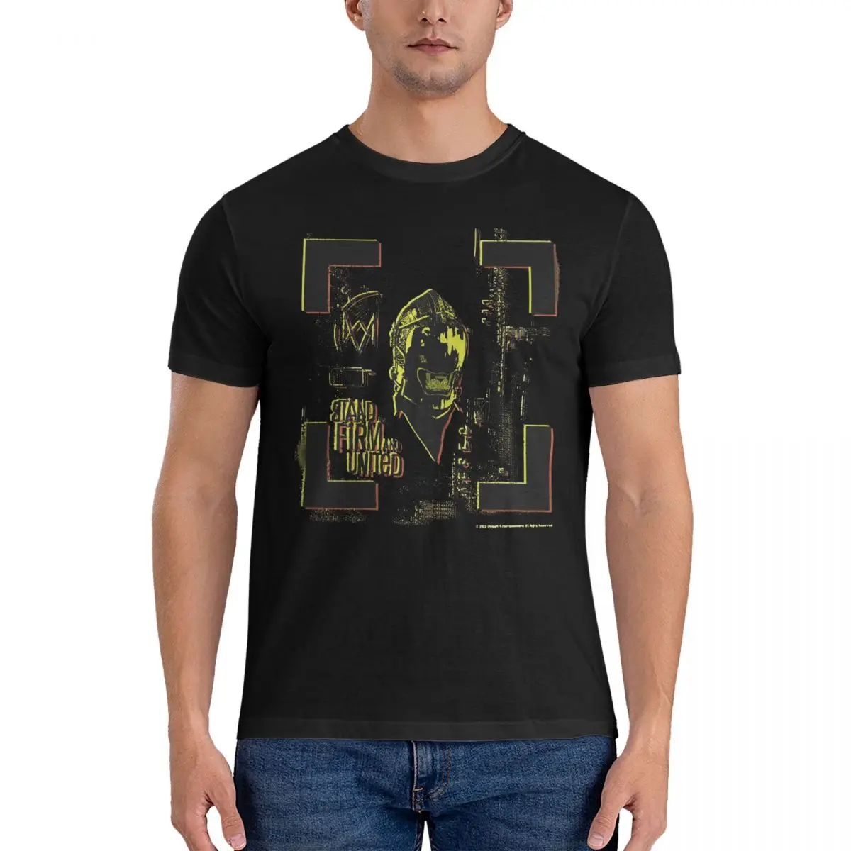 Legion Knight Helm Glitch Box Up T-Shirt Uomo Watch Dogs Funny Pure Cotton Tees Girocollo Manica Corta T Shirt Abbigliamento Classico