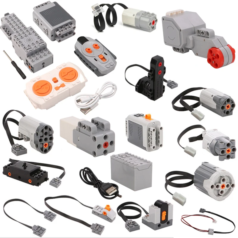 Moc High-Tech Parts M Xl L Funzioni Di Servomotore Motore Multi Tool Pf 8293 8883 Blocchi Modello Compatibili Con Lego