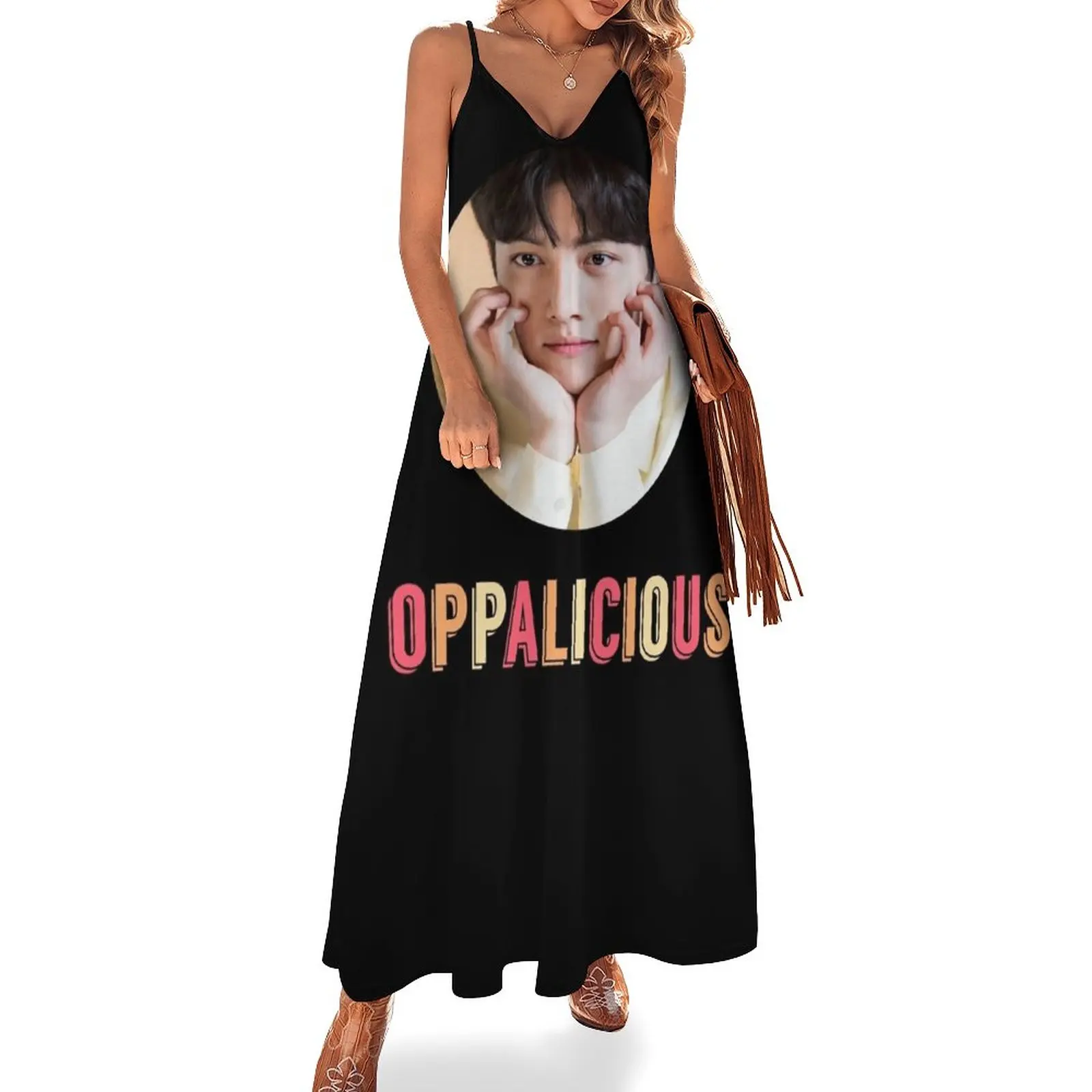 Nuovo Oppalicious Sorridente Ji Chang Wook. Kdrama Merch, Oppa Woobie Design. Abito Senza Maniche Vestito