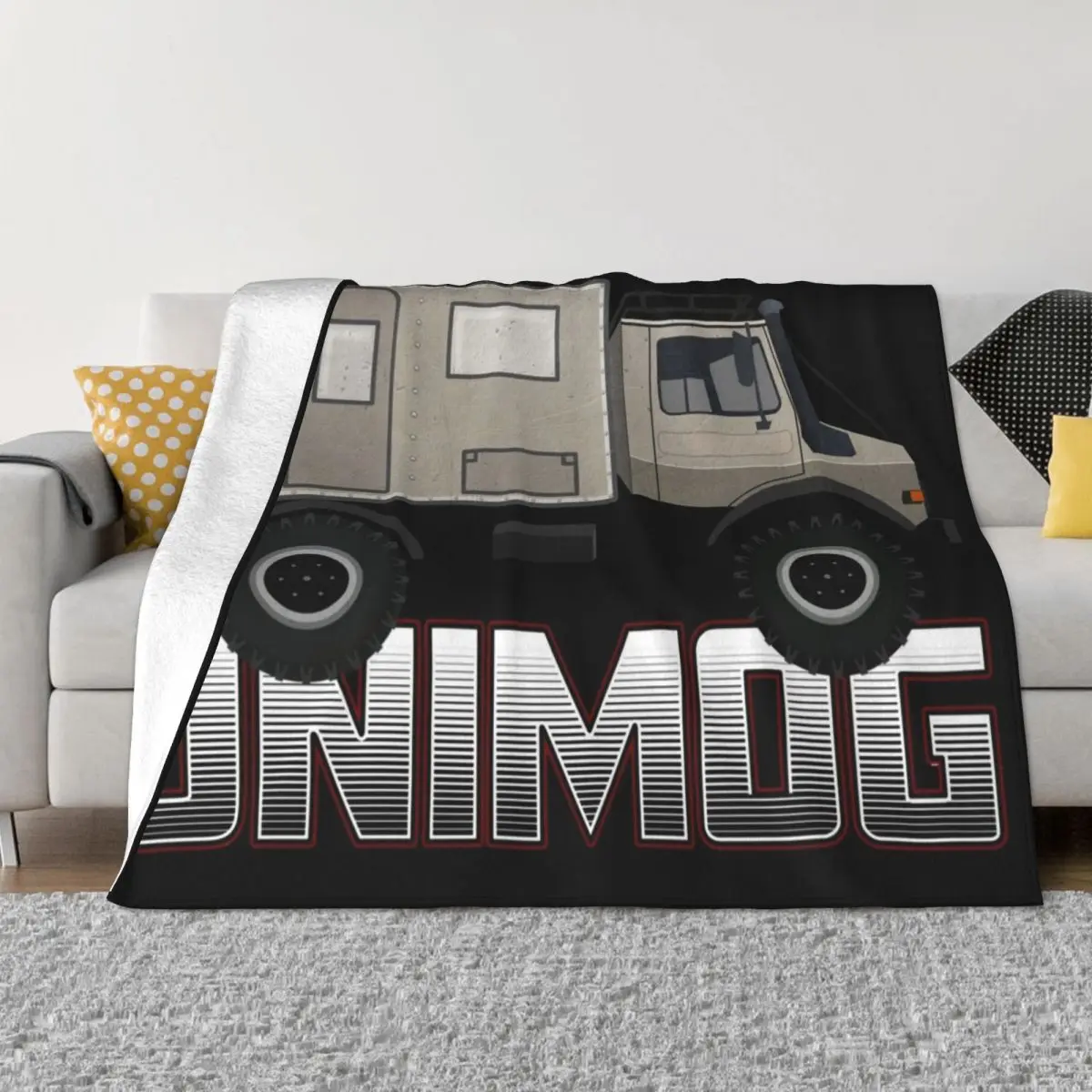 Unimog Overlander (Su Nero) Coperta Cosplay Anime Moving Coperta Anime