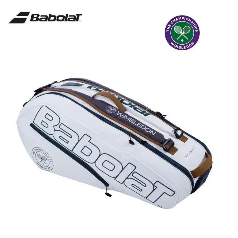 Borsa Da Tennis Babolat Originale Wimbledon Rafa Borsa Da Tennis Rh6 Rh12 Borsa Da Tennis Per Uomo Femminile Zaino Con Scomparto Per Scarpe