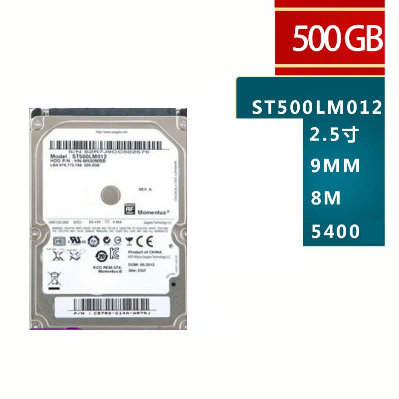 Nuovo Hdd Originale Per Samsung 500Gb 2.5 "Sata 6 Gb/S 8Mb 5400Rpm 9.5Mm Per Disco Rigido Interno Per Notebook Hdd Per St500Lm012