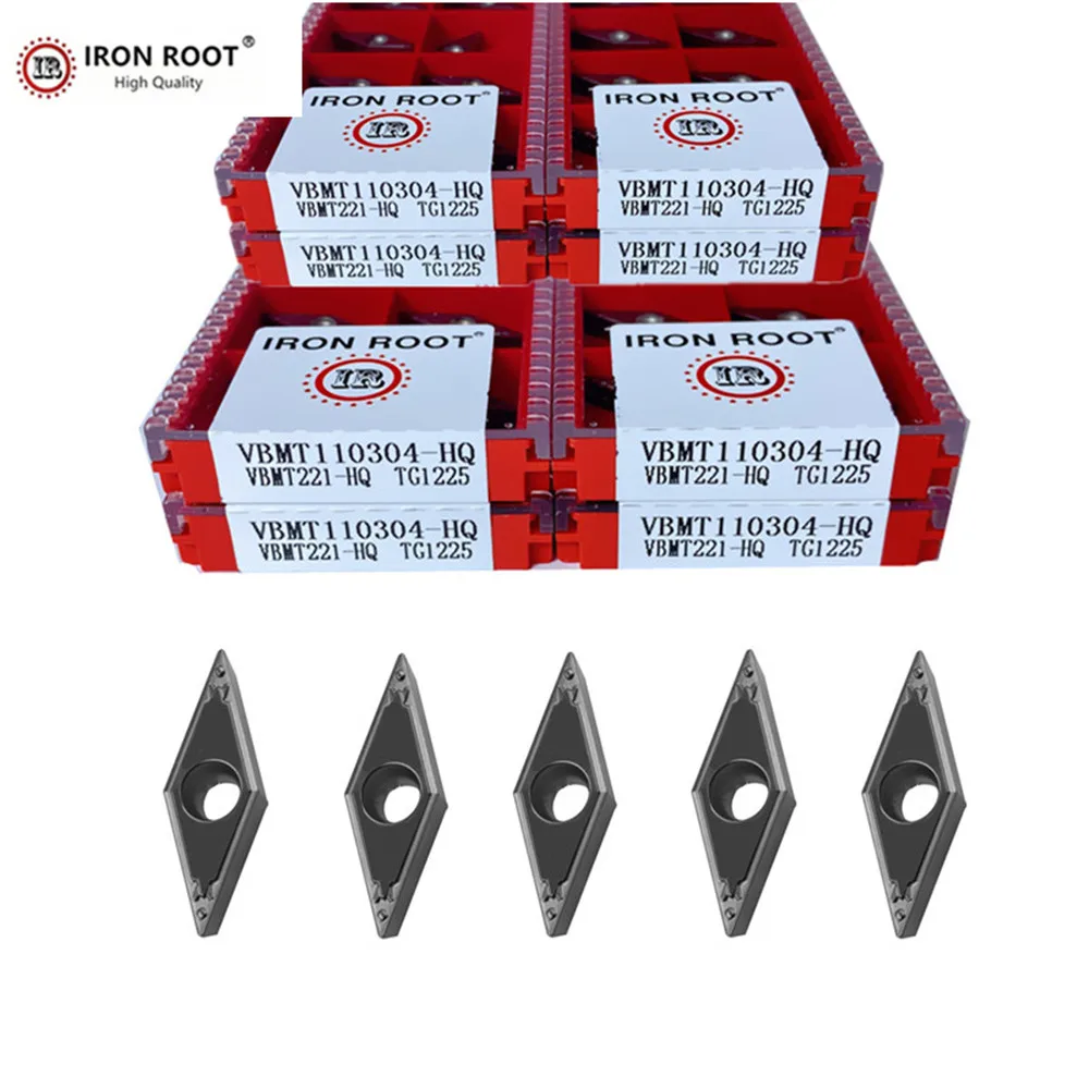 Inserto Per Tornitura In Ferro Vbmt110304,Vbmt160404,Vbmt160408,Tg1225 Utensile Per Tornio In Metallo Cnc Inserti In Metallo Duro Per P. M.K Per Svjbr