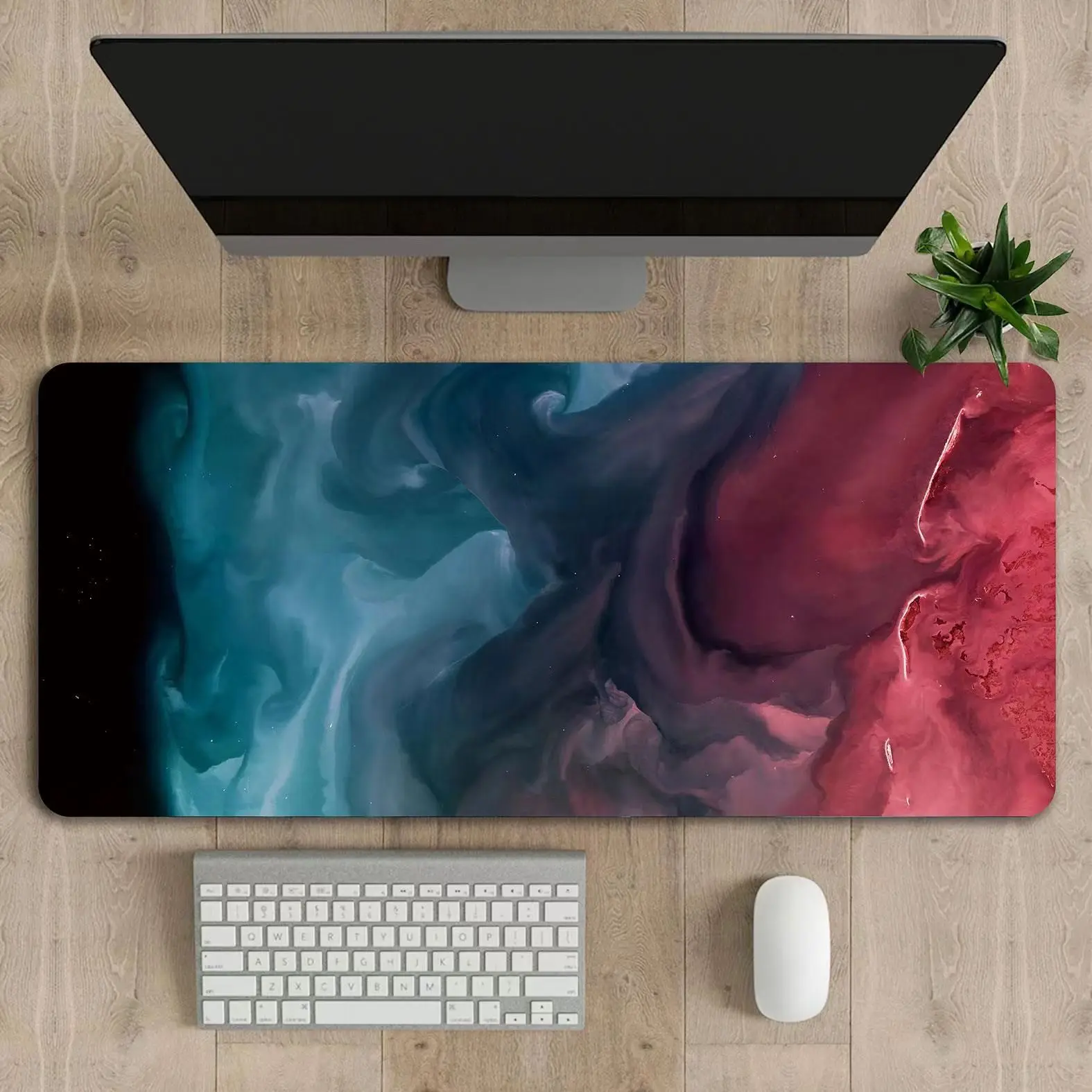 Art Table Mouse Carpet Setup Gamer Accessori Pad On The Table Laptop Anime Mouse Mats Kawaii Gaming Keyboard Pad Tappeto Desk Mat