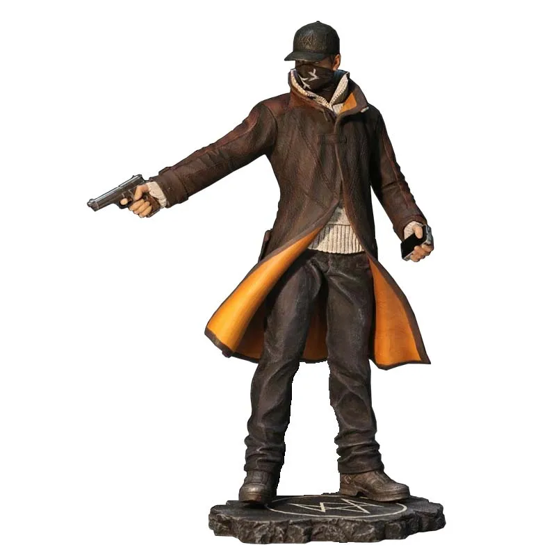 24Cm Game Watch Dogs Aiden Pearl Pvc Action Figure Model Toy Gift