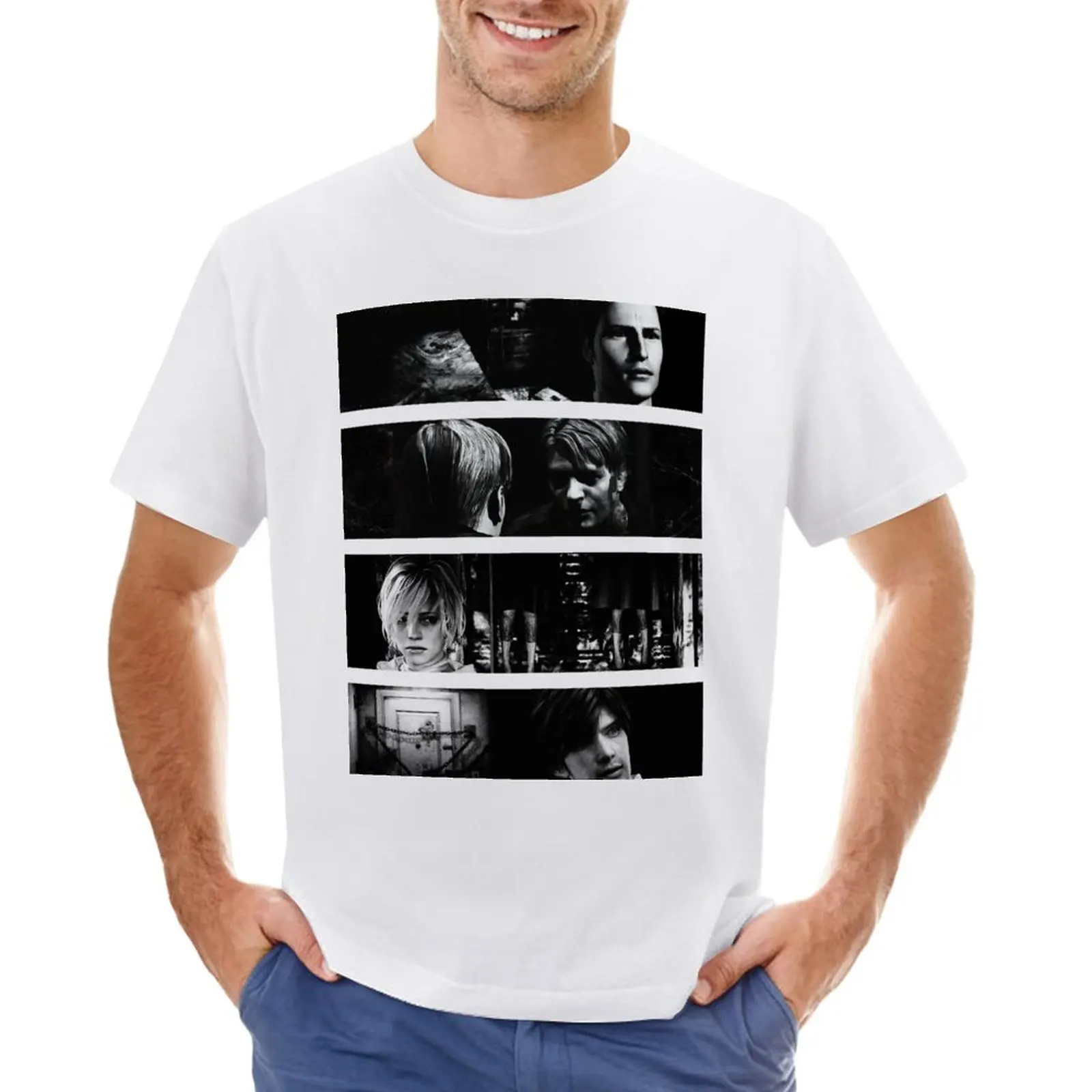 Call Of Silent Hill T-Shirt Camicetta Anime Clothes For Men