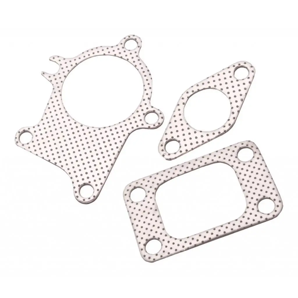 Kit Combo Guarnizione Downpipe Turbocompressore T3/T4 Turbo 5 Bulloni Per Universale