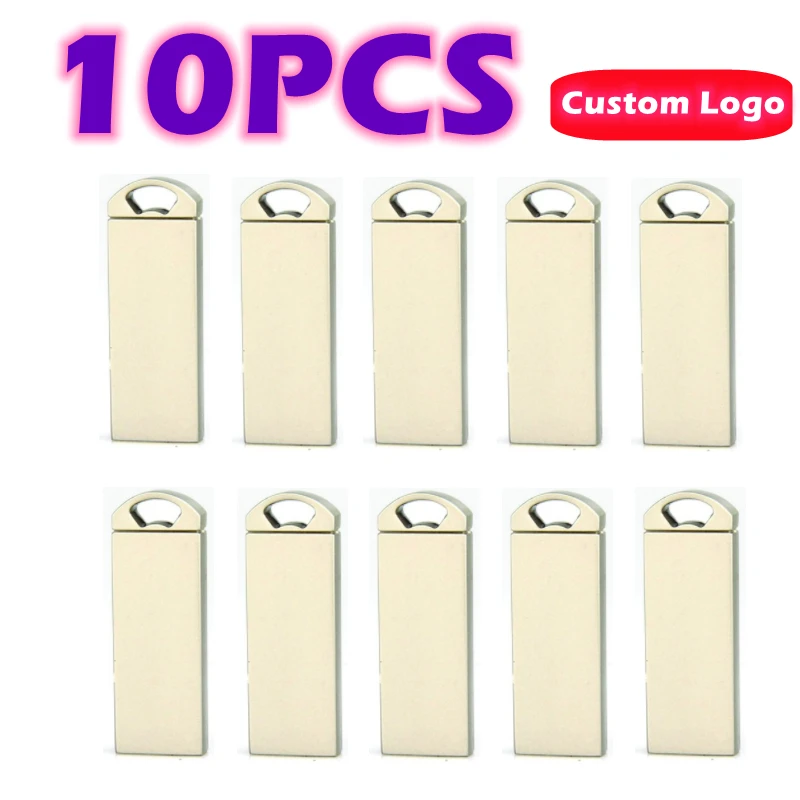 10 Pz/Lotto Logo Gratuito Pendrive Usb Alla Moda Usb 2.0 Flash Drive 128Mb 2Gb 4Gb 8Gb 16Gb Memory Stick Fotografia Regalo Pen Drive