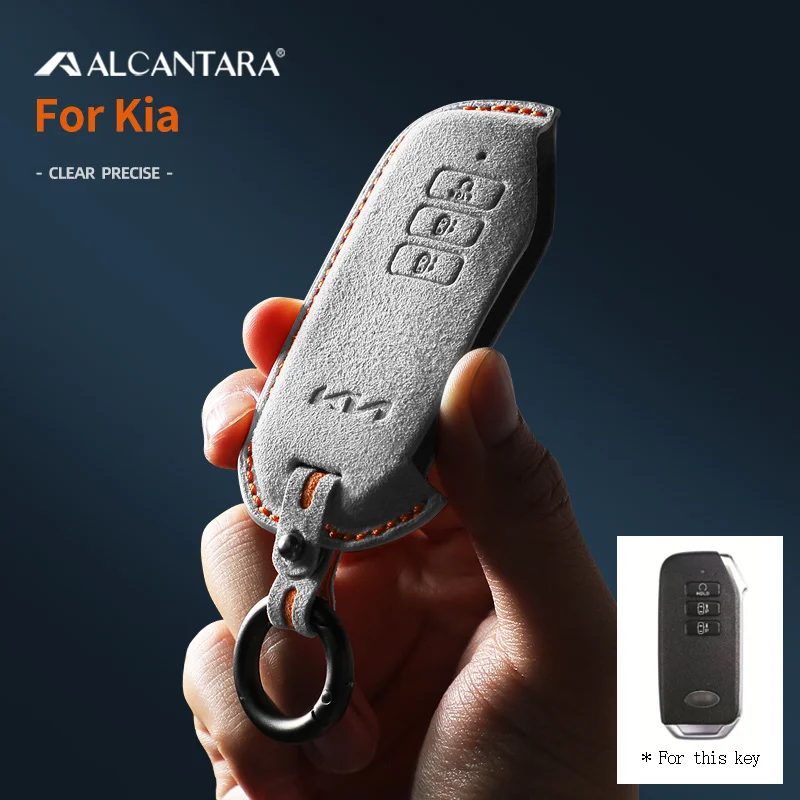 Per Kia Sorento Mq4 2020 2021 2022 Ev6 K8 V6 7 Pulsanti Alcantara Portachiavi Per Auto Portachiavi Shell Per Kia Sorento Portachiavi Per Auto