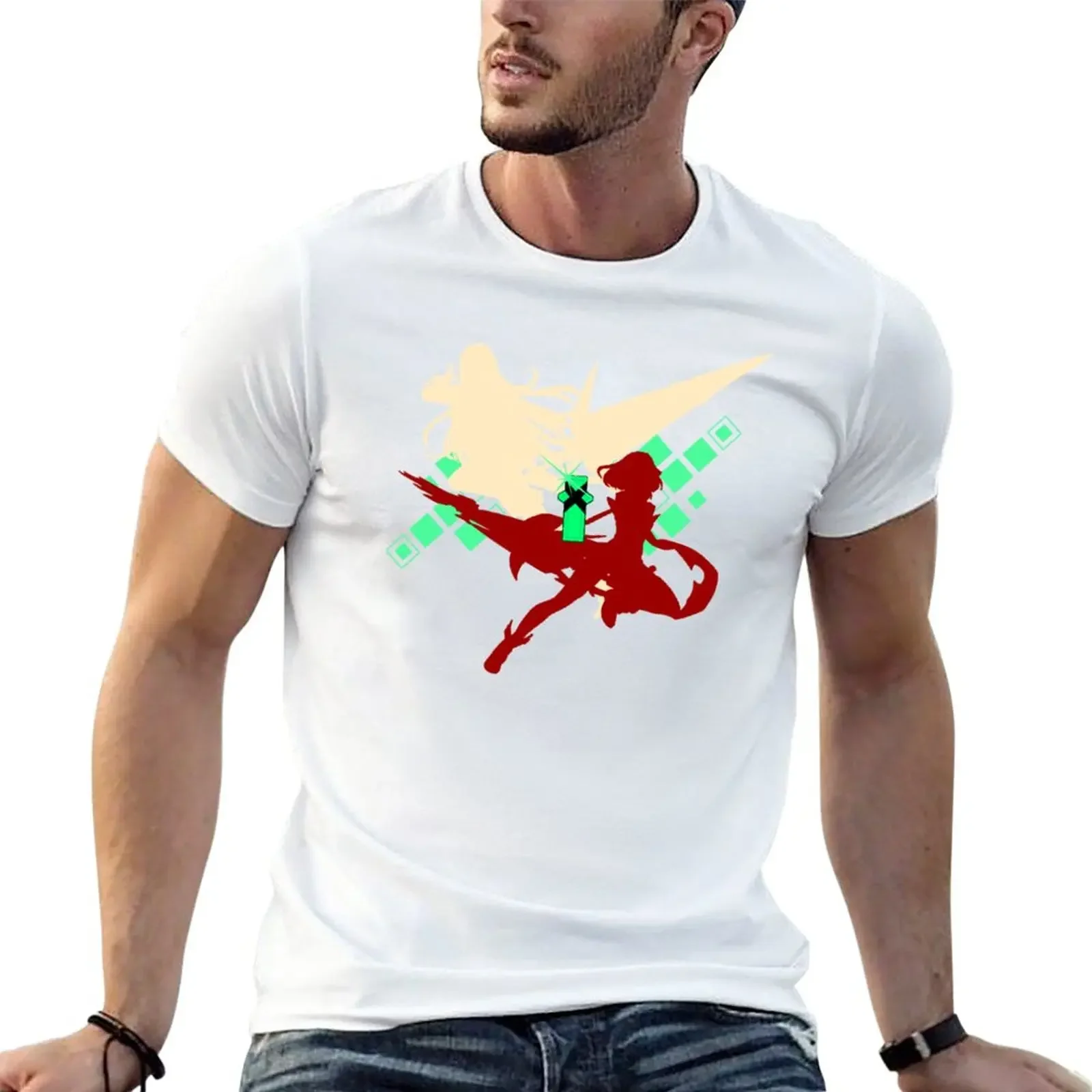 Xenoblade Chairs 2 - Pyra & Mythra Classic T-Shirt Blanks Vestiti Carini Vestiti Vintage Da Uomo