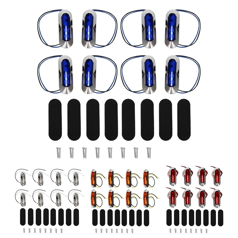 Marine Boat Light Cockpit Decoration Light Boat Navigation Light Per Barca Yacht Fishing Pontoon Kayak 12V 24V 8Pc