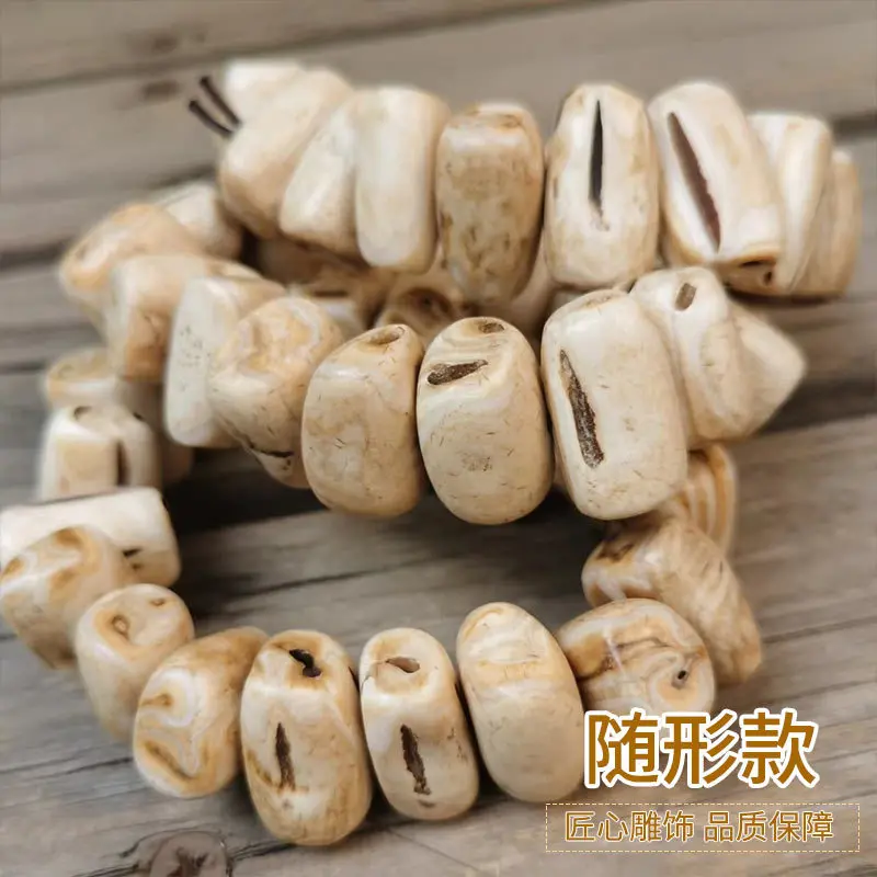 Dente Di Cammello Gru Da Viaggio Tibet Perline Clear Texture Collection Artigianato Stile Etnico Da Uomo In Stock All'Ingrosso