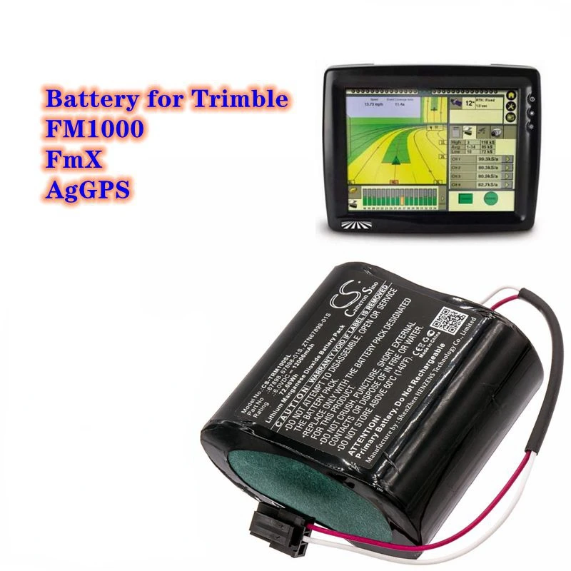 Rilievo, Test Batteria 6V/12000Mah 67898/01S,Ztn67898-01S Per Trimble Fm1000,Fmx,Aggps, Nota: Non Ricaricabile