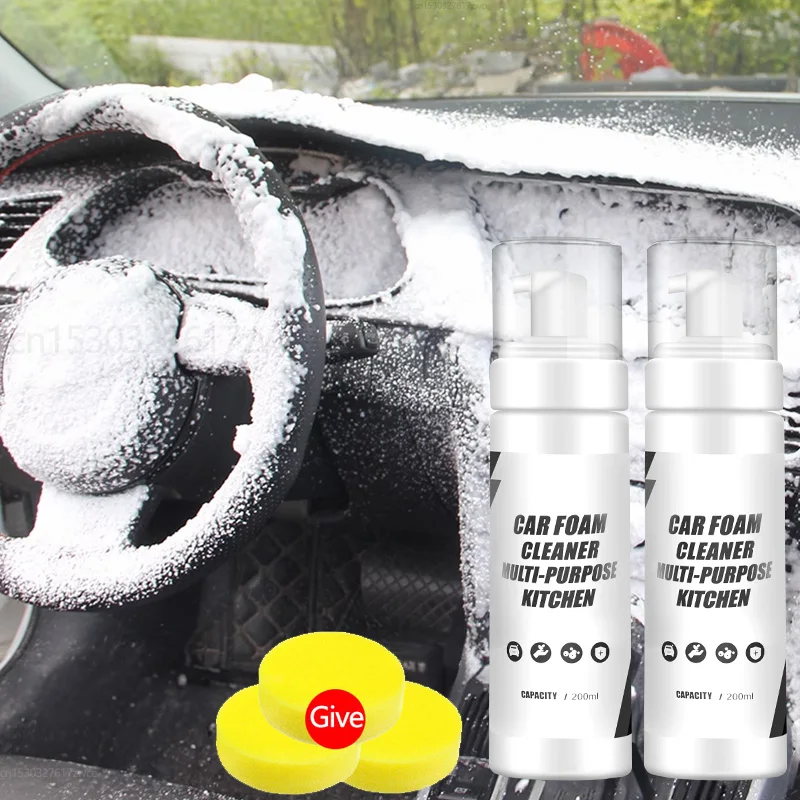 Car Interior Leather Clean Multifunzionale Foam Kitchen Cleaner Car Interior Forte Decontaminazione Soffitto Seat Auto Clean