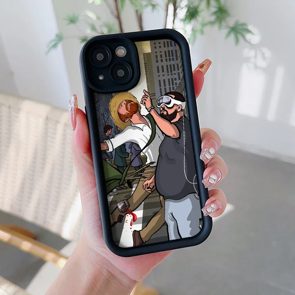 Custodia Morbida Per Telefono Van Gogh In Tpu Per Xiaomi 14 Custodie Xiaomi 11 Lite 5G Ne 13T 13 12T 12 12X Poco M6 X6 5 F5 Pro Eye Ladder Cover