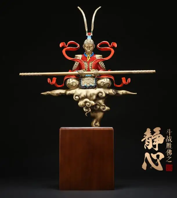 5 A + Collection Edition-Top Business Mascot - China Wu Kong # God Of Victory God Of War Business Scultura D'Arte Decorativa Statua