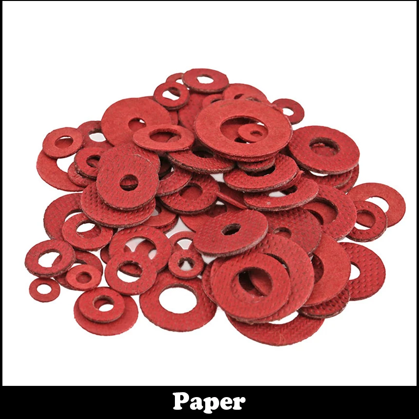 M8 M8 * 16*0.5 M8X16X0.5 M8 * 16*0.8 M8X16X0.8 M8 * 16*1 M8X16X1 Din7603 Guarnizione Isolante Shim Guarnizione Anello Di Frantumazione Rondella Di Car