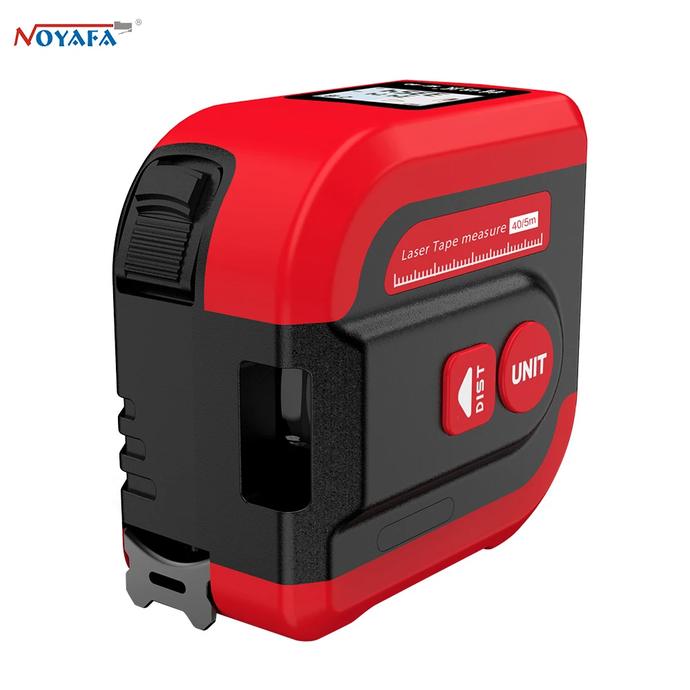 Misuratore Di Distanza Laser Noyafa Nf-2240 Metro A Nastro Strumento Di Rilevamento Dell'Area Del Righello Del Telemetro Retrattile Digitale