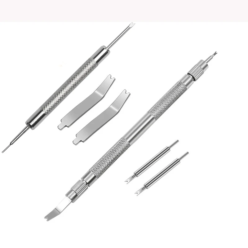 6Pcs Strumento Di Riparazione Dell'Orologio Spring Pine Needle Bar Pose Limed Barrette Repair Watch Strap Set Di Molle Accessorio Per La Rimozione Del