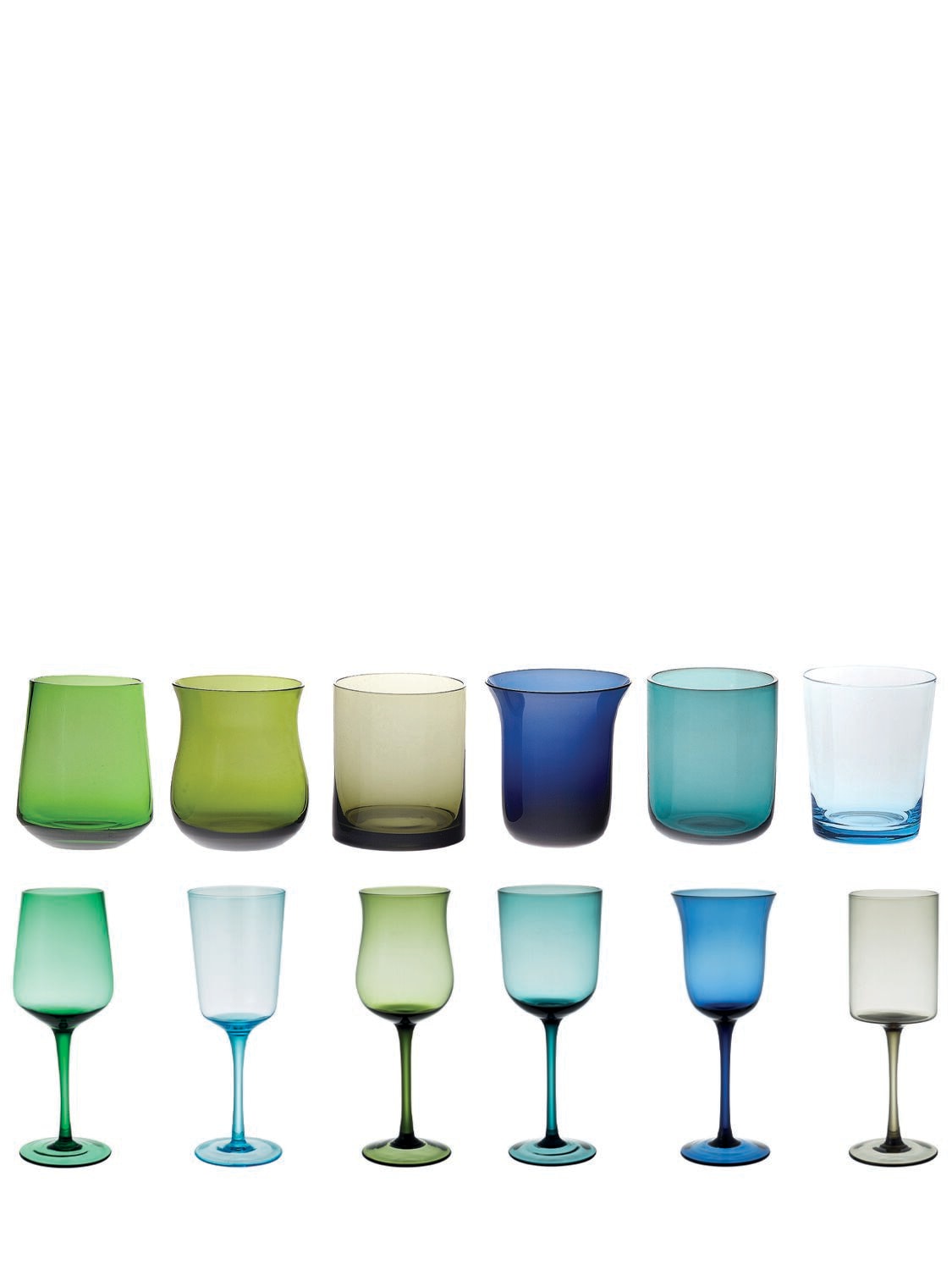 Set Of 12 Tumblers & Wine Glasses