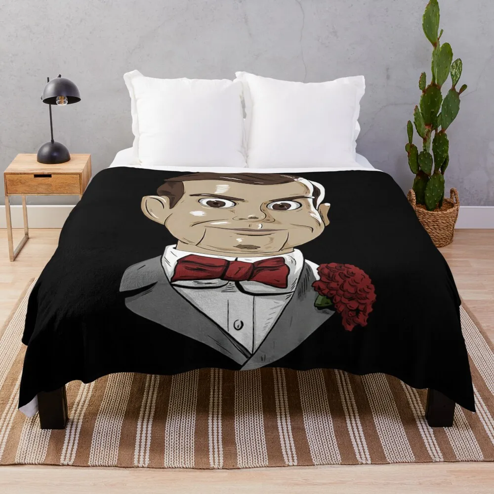 Slappy The Dummy Throw Coperta Halloween Thin Valentine Gift Ideas Coperte