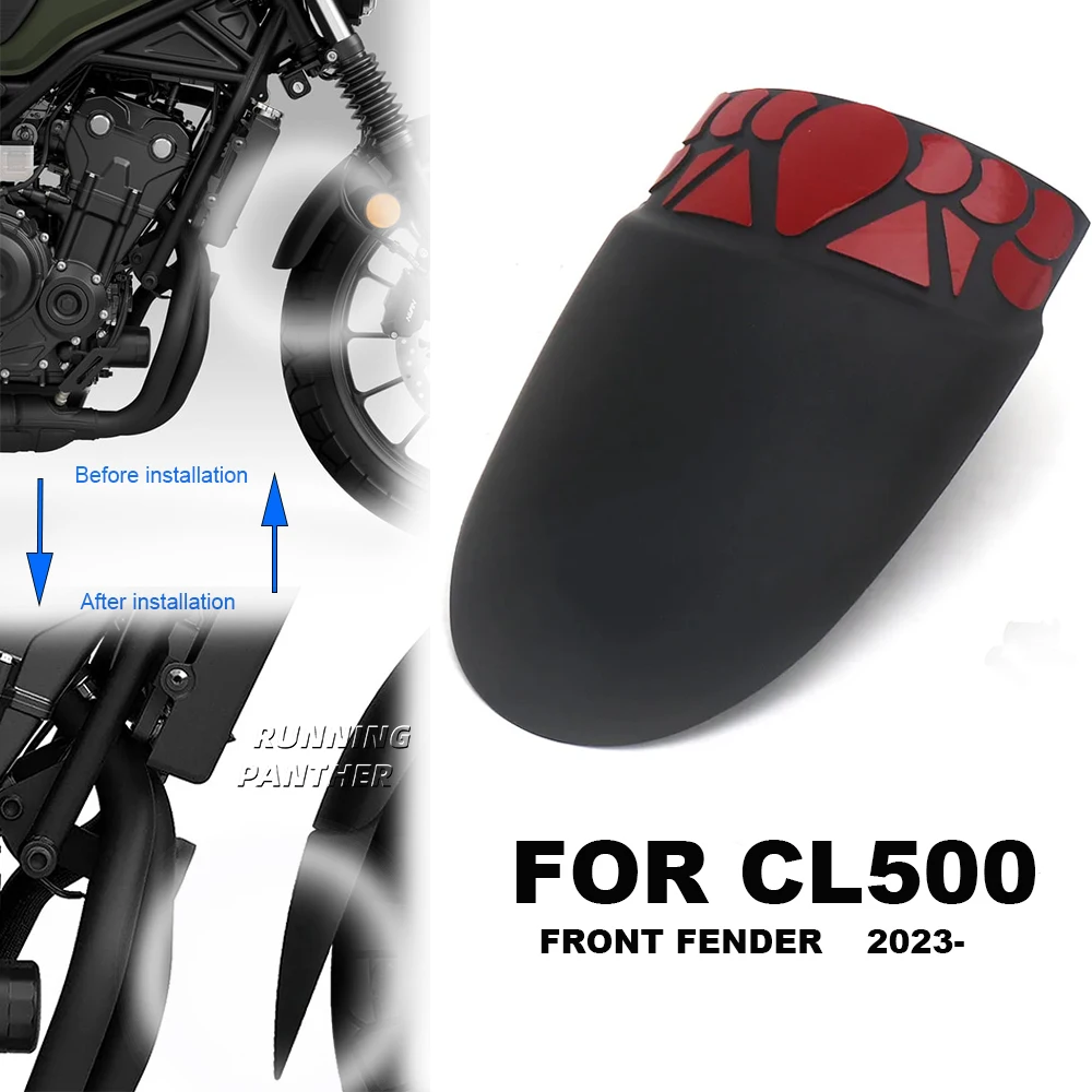 Nuovo Cl500 2023 2024 Extender Parafanghi Moto Parafango Anteriore Splash Guard Accessori Per Honda Cl 500 Cl500 Cl500