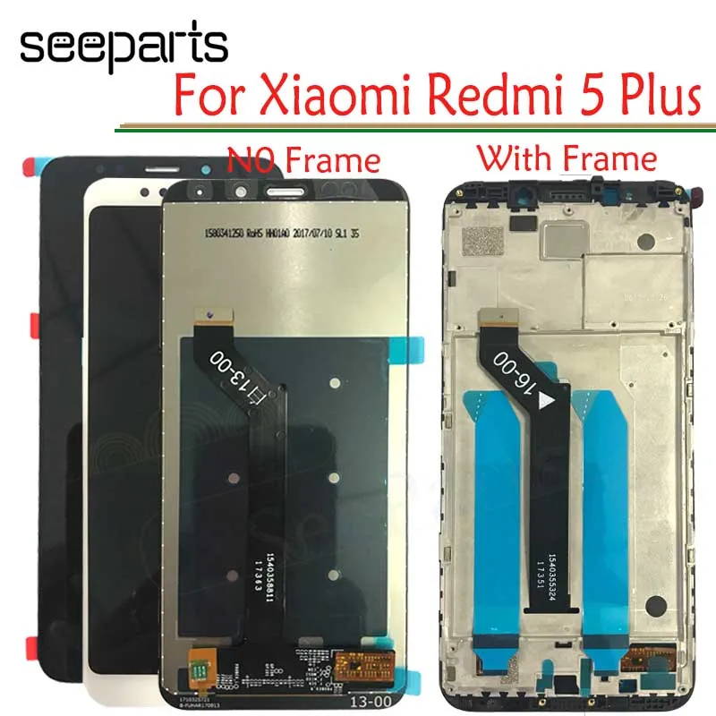 Testato Bene Per Xiaomi Redmi 5 Plus Display Lcd Touch Screen Assembly 5 Plus Display Schermo Sostitutivo Redmi 5 Plus Lcd