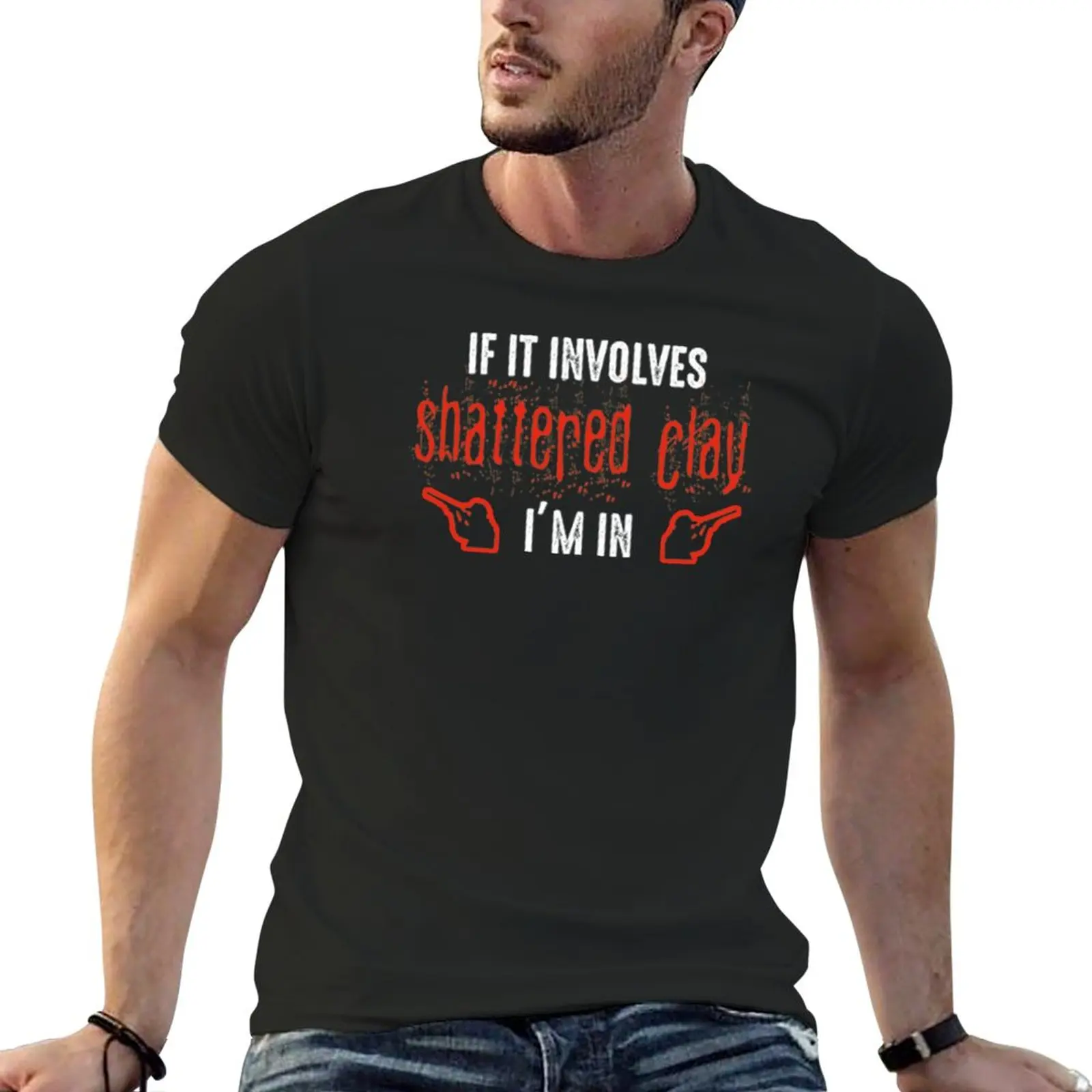 Skeet Clay Shooting Pigeon Trap Bird Hunters Pallini Per Fucili In Frantumi Clay Pull! T-Shirt Sublime Magliette Divertenti Per Uomo