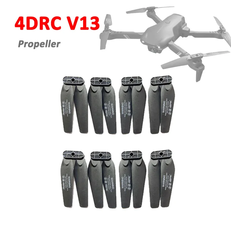 4Pcs/Set 4D-V13 4K Drone Original Blade Sapre Part 4Drc V13 Propeller Props  Maple Leaf Wing Rotor Airplane Accessory